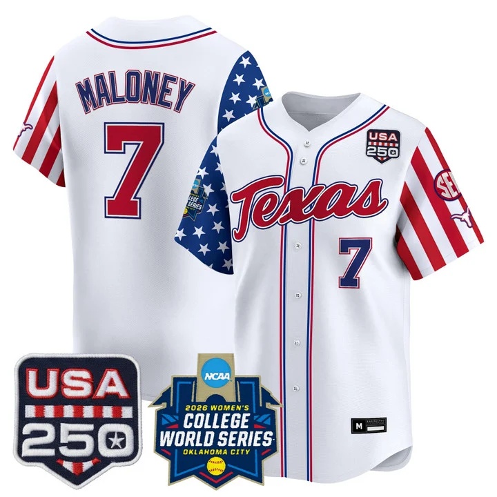 Men's Size -Texas Longhorn America 250 Edition Vapor Premier Limited Jersey #7 ASHTON MALONEY