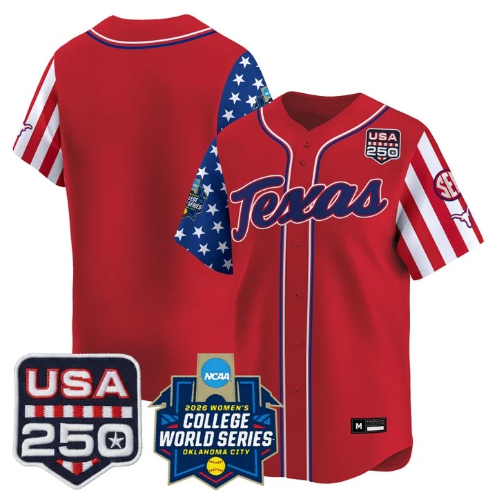 Men's Size -Texas Longhorn America 250 Edition Vapor Premier Limited Jersey red blank