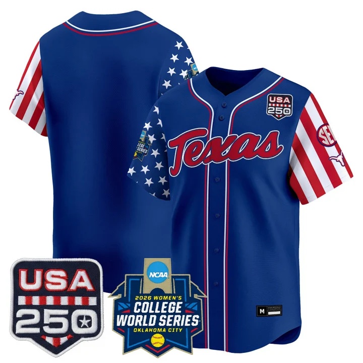 Men's Size -Texas Longhorn America 250 Edition Vapor Premier Limited Jersey royal blank