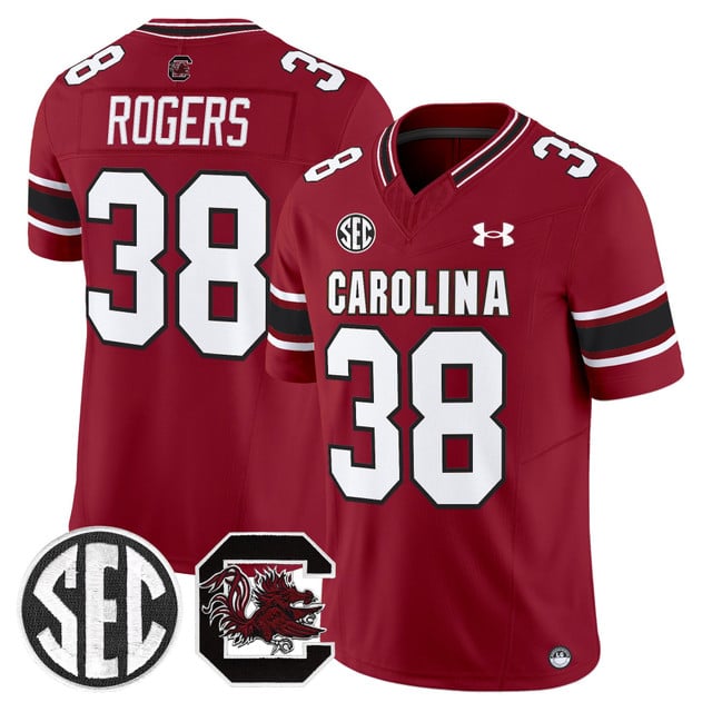 Men's South Carolina Gamecocks 2025 Vapor Limited Jersey #38 George Rogers