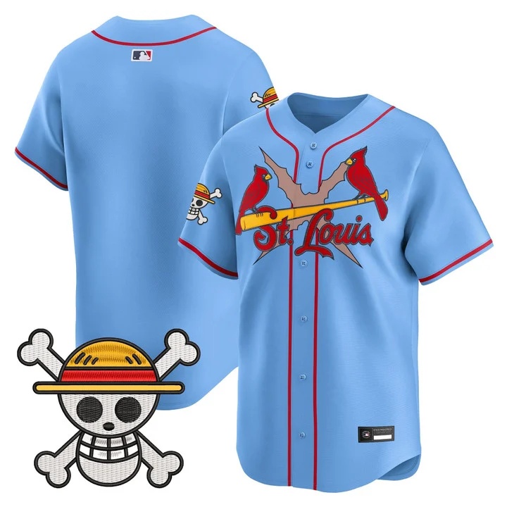 Men's St. Louis Cardinals x One Piece Vapor Premier Limited Jersey BLUE BLANK