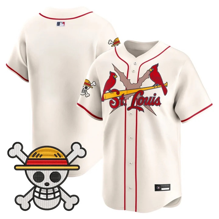 Men's St. Louis Cardinals x One Piece Vapor Premier Limited Jersey CREAM BLANK