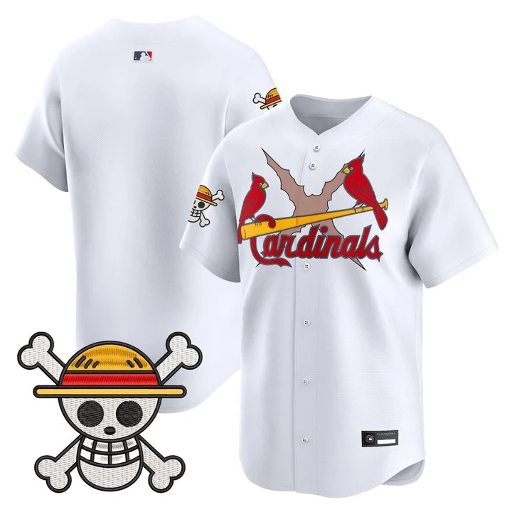 Men's St. Louis Cardinals x One Piece Vapor Premier Limited Jersey WHITE BLANK