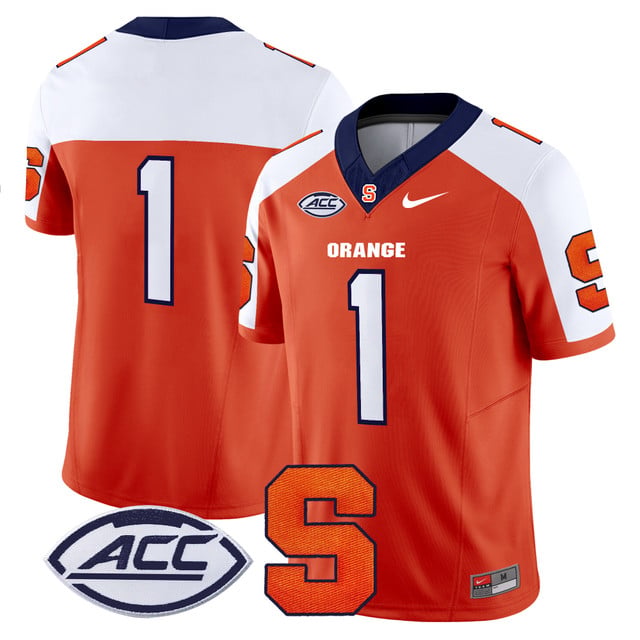 Men's Syracuse Orange 2025 Vapor Limited Jersey orange white #1