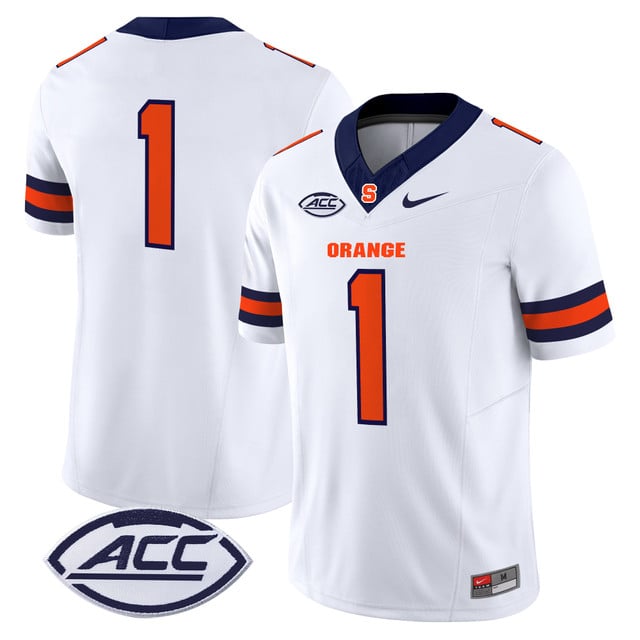 Men's Syracuse Orange 2025 Vapor Limited Jersey white #1