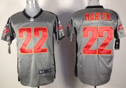 Men's Tampa Bay Buccaneers #22 Doug Martin Gray Elite Jersey
