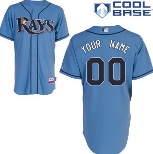 Men's Tampa Bay Rays Customized Light Blue Jersey 的副本