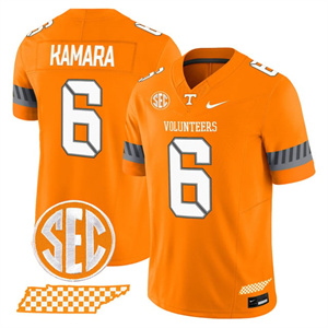 Men's Tennessee Volunteers 2025 'Smokey Grey Series' Vapor Limited Jersey V2 - All Stitched Alvin Kamara  #6