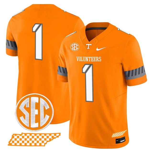 Men's Tennessee Volunteers 2025 'Smokey Grey Series' Vapor Limited Jersey V2 ORANGE #1