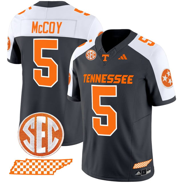 Men's Tennessee Volunteers 2025 Vapor Limited Jersey V2 #5 Bru McCoy