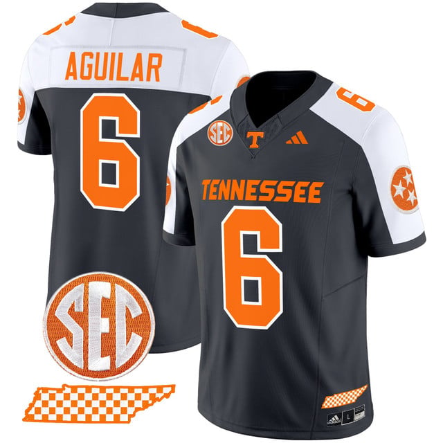 Men's Tennessee Volunteers 2025 Vapor Limited Jersey V2 #6 Joey Aguilar