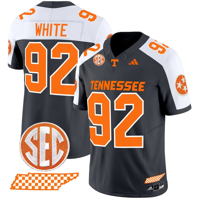 Men's Tennessee Volunteers 2025 Vapor Limited Jersey V2 #92 Reggie White