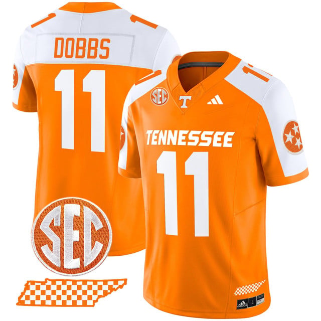 Men's Tennessee Volunteers 2025 Vapor Limited Jersey V2 alternate #11 Joshua Dobbs