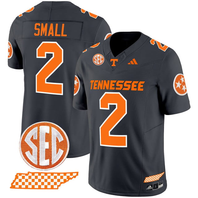Men's Tennessee Volunteers 2025 Vapor Limited Jersey V2 grey #2 Jabari Small
