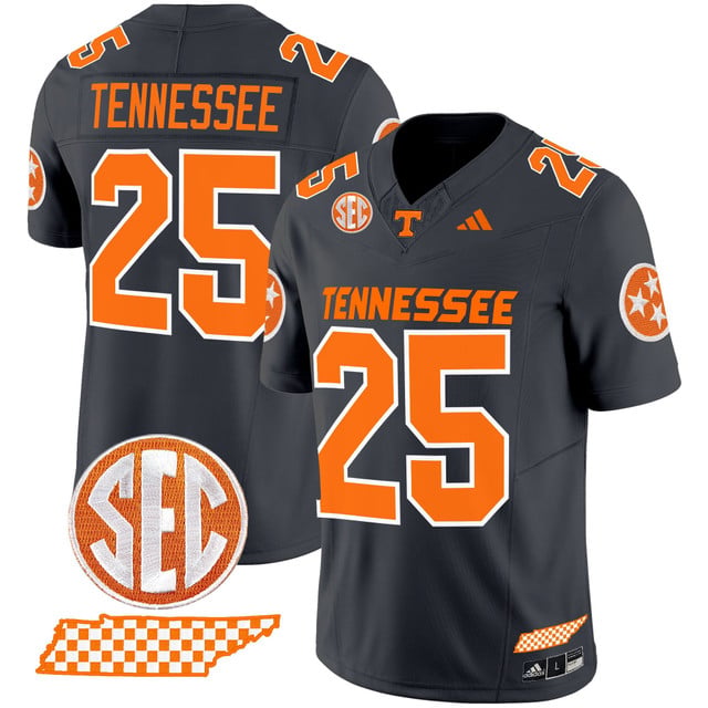 Men's Tennessee Volunteers 2025 Vapor Limited Jersey V2 grey #25 Tennessee