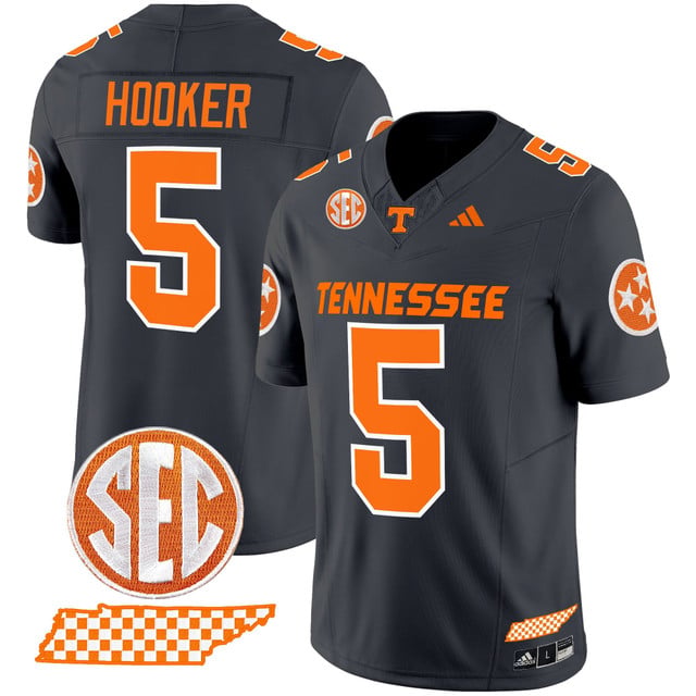 Men's Tennessee Volunteers 2025 Vapor Limited Jersey V2 grey #5 Hendon Hooker