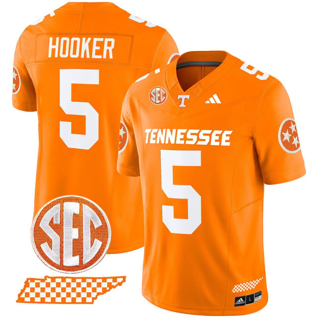 Men's Tennessee Volunteers 2025 Vapor Limited Jersey V2 orange #5 Hendon Hooker