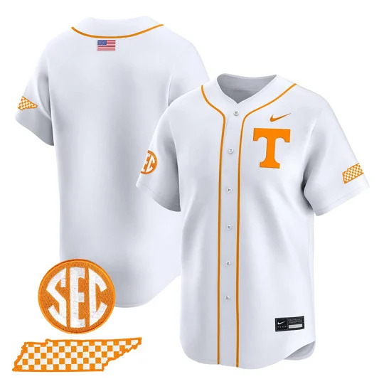 Men's Tennessee Volunteers 2026 'Smokey Grey Series' Vapor Premier Limited Jersey WHITE BLANK