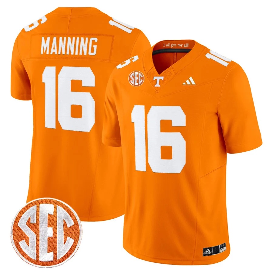 Men's Tennessee Volunteers 2026 Vapor Limited Jersey #16 PEYTON MANNING