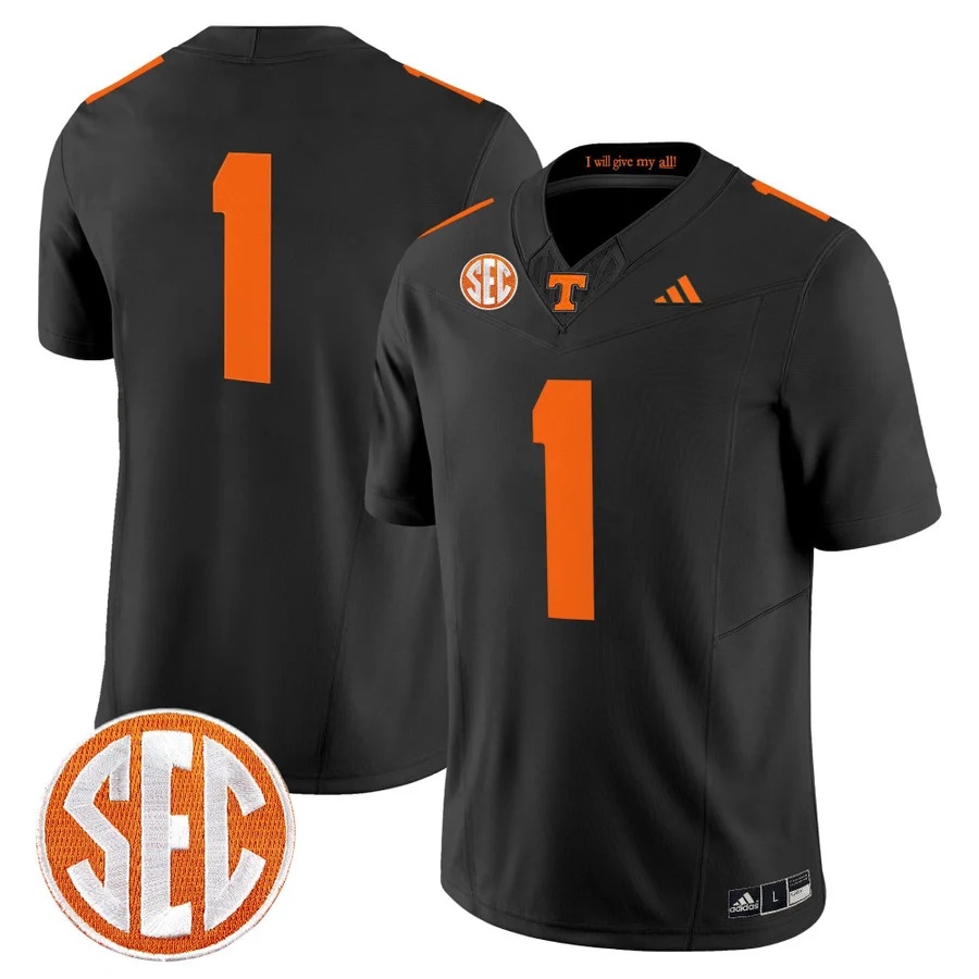 Men's Tennessee Volunteers 2026 Vapor Limited Jersey BLACK #1