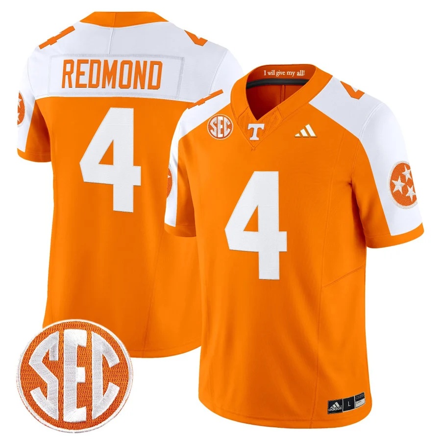 Men's Tennessee Volunteers 2026 Vapor Limited Jersey ORANGE #4 TY REDMOND