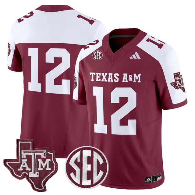 Men's Texas A&M Aggies 2025 Vapor Limited Jersey #12