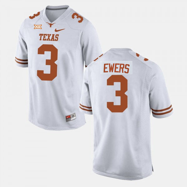 Men's Texas Longhorns #3 Quinn Ewers Nike 2022 White Football Game Jersey