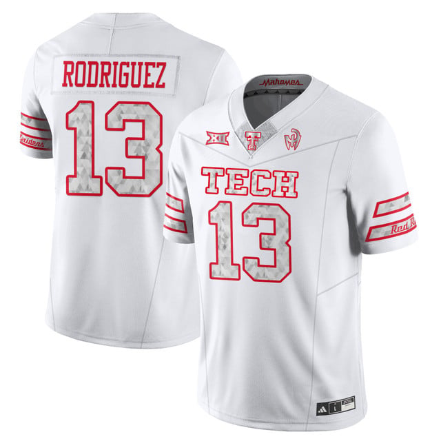 Men's Texas Tech Football “GalvanICED” Jersey #13 Jacob Rodriguez