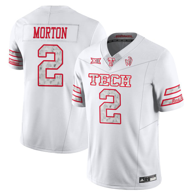 Men's Texas Tech Football “GalvanICED” Jersey #2 Behren Morton