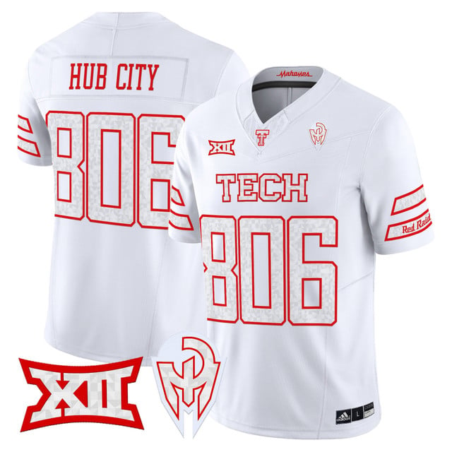 Men's Texas Tech Red Raiders 'Too Cold' Vapor Limited Jersey - Mahomes Collection #806 Hub City