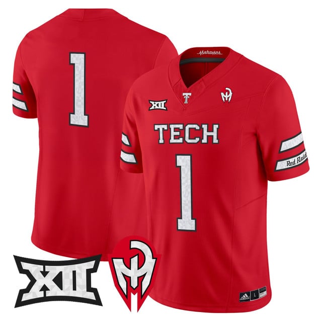 Men's Texas Tech Red Raiders 'Too Cold' Vapor Limited Jersey - Mahomes Collection red #1