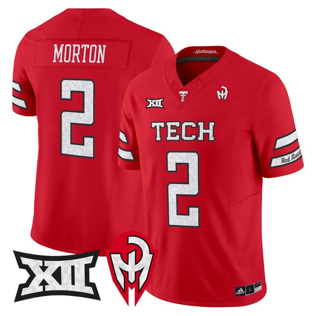 Men's Texas Tech Red Raiders 'Too Cold' Vapor Limited Jersey - Mahomes Collection red #2 Behren Morton