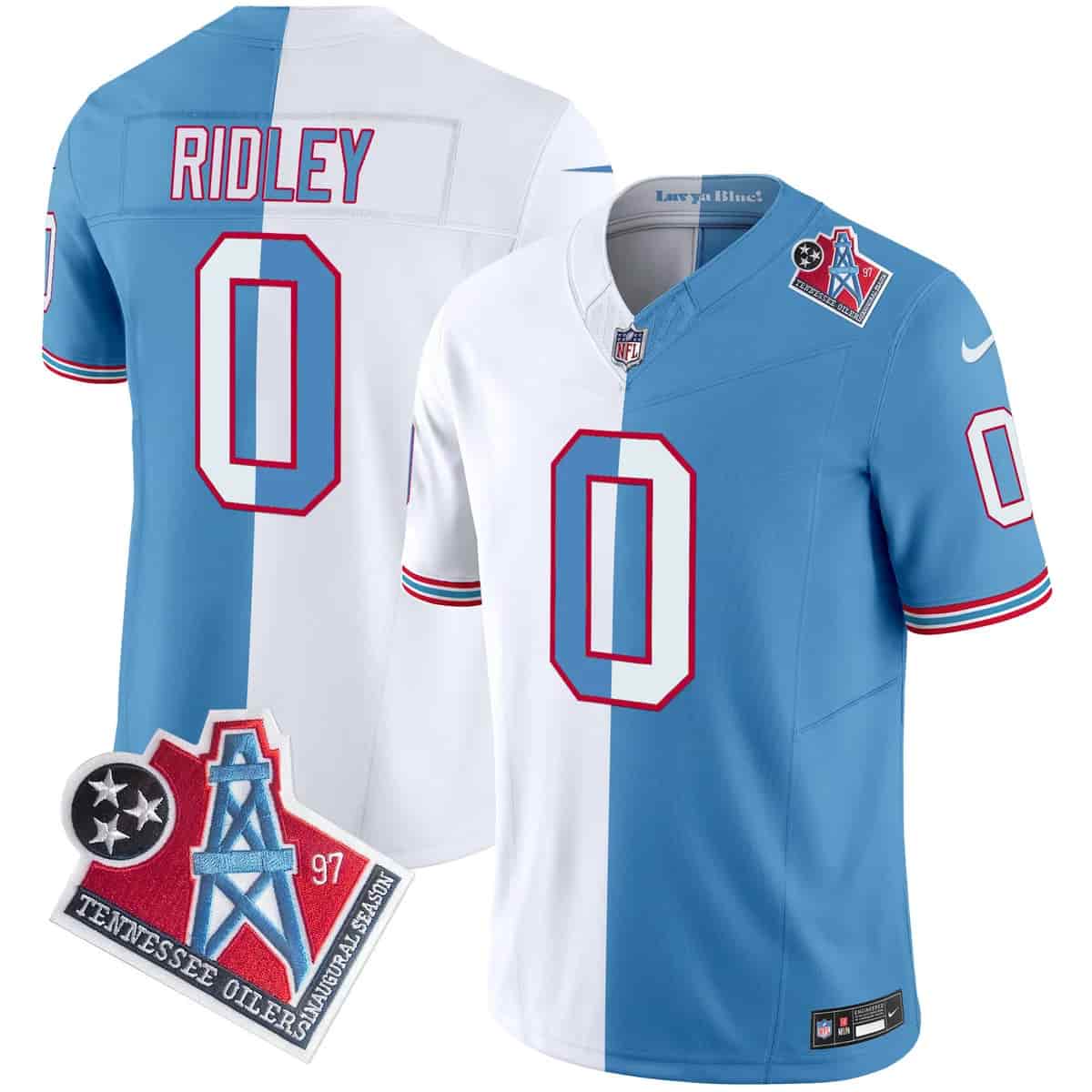 Men's Titans 1997 Throwback Vapor Limited Jersey - All Stitched Calvin Ridley   0