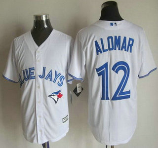 Men's Toronto Blue Jays #12 Roberto Alomar Gray Retired Player 2015 MLB Cool Base Jersey的副本