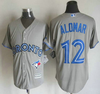 Men's Toronto Blue Jays #12 Roberto Alomar White Retired Player 2015 MLB Cool Base Jersey的副本