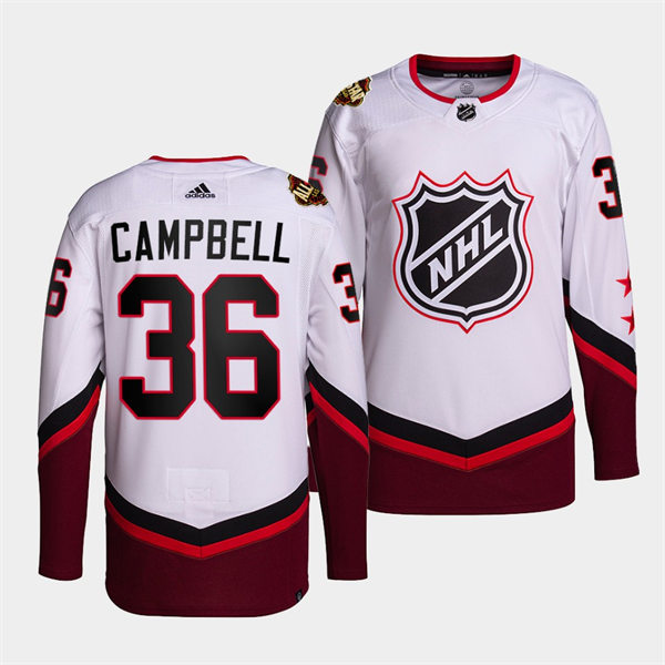 Men's Toronto Maple Leafs #36 Jack Campbell White 2022 NHL All-Star Game Eastern Conference Jersey Stitched