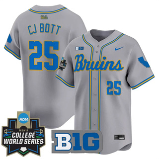 Men's UCLA Bruins 2025 World Series Vapor Premier Limited Jersey - All Stitched CJ Bott   25