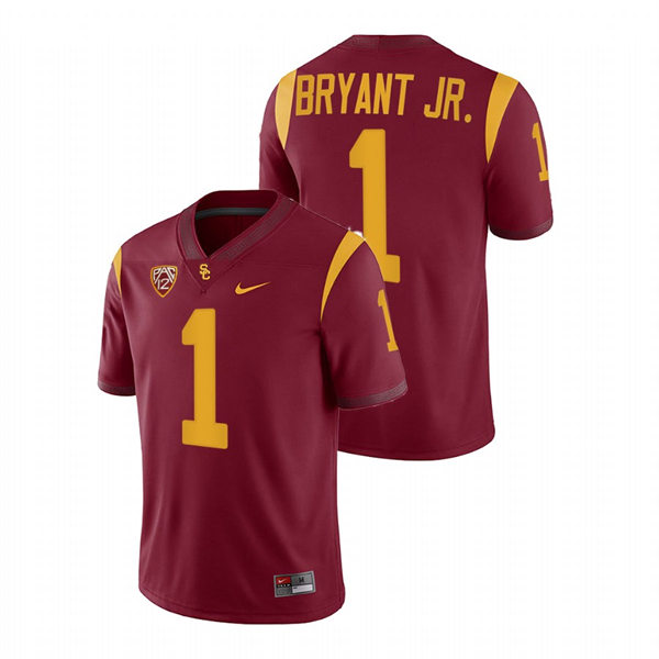 Men's USC Trojans #1 Gary Bryant Jr. Nike Cardinal College Football Vapor Untouchable Limited Jersey 