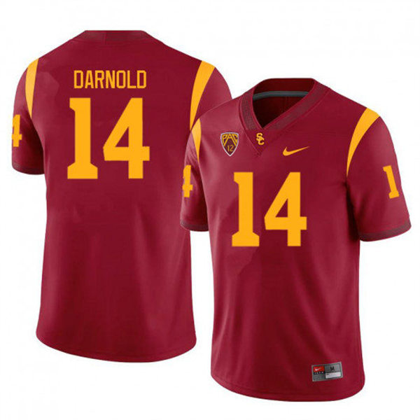 Men's USC Trojans #14 Sam Darnold Nike Cardinal College Football Vapor Untouchable Limited Jersey 