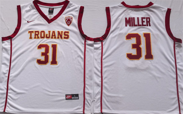 Men's USC Trojans #31 Cheryl Miller Nike White Retro College Basketball Alumni Jersey