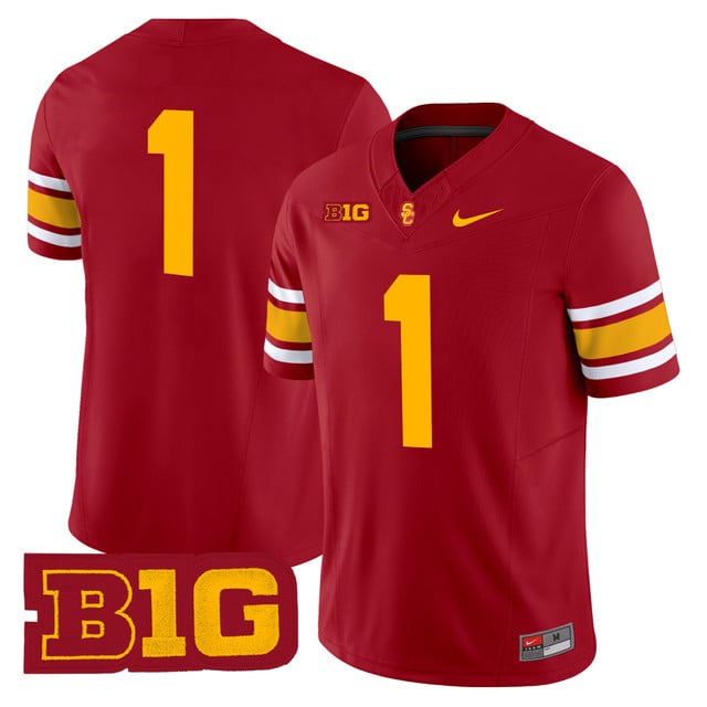 Men's USC Trojans Throwback 2025 Vapor Limited Jersey #1