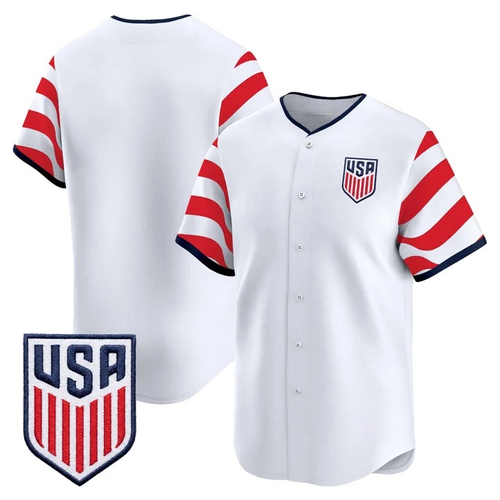 Men's USMNT 2026 World Cup Vapor Baseball Jersey BLANK