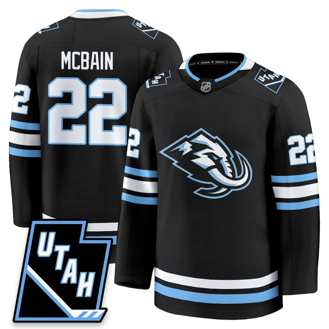 Men's Utah Hockey ‘Mammoth’ 2025 Limited Jersey #22 JACK MCBAIN.webp