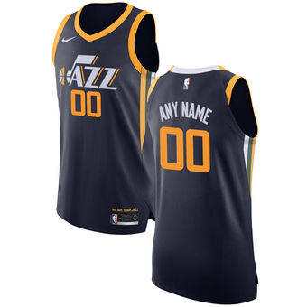 Men's Utah Jazz Nike Navy Custom Jersey