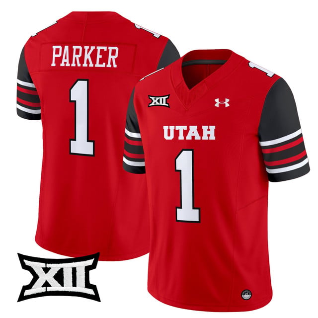 Men's Utah Utes 2025 Vapor Limited Jersey #1 Wayshawn Parker