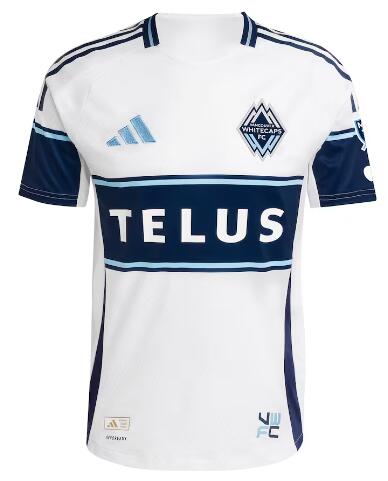 Men's Vancouver Whitecaps FC adidas White 2025 The Peak Authentic Jersey