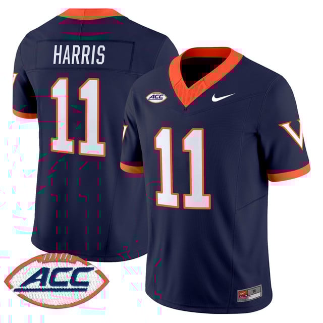 Men's Virginia Cavaliers 1995 Throwbacks Vapor Limited Jersey #11 Trell Harris