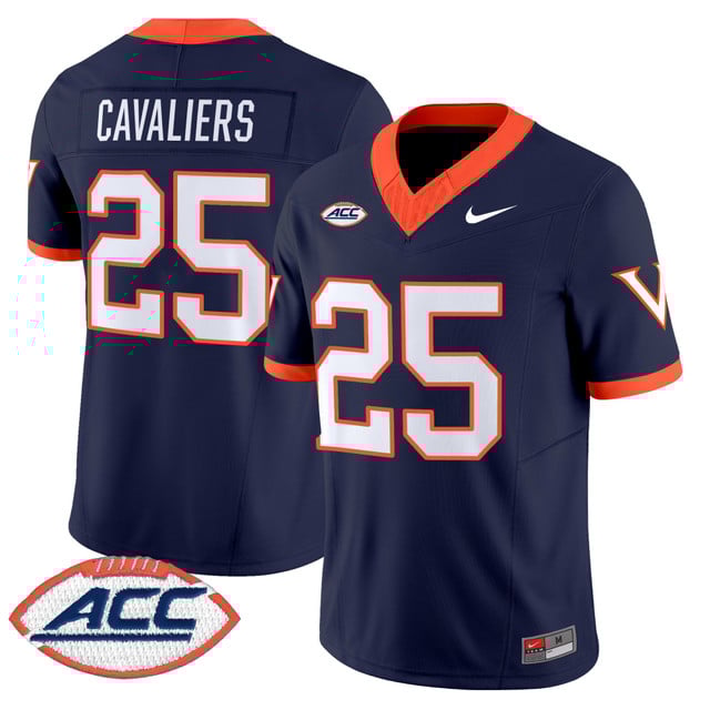Men's Virginia Cavaliers 1995 Throwbacks Vapor Limited Jersey #25 Cavaliers