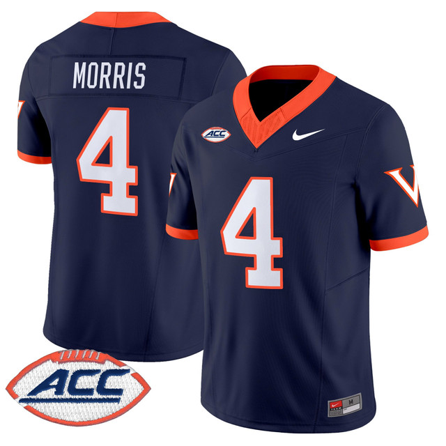 Men's Virginia Cavaliers 1995 Throwbacks Vapor Limited Jersey #4 Chandler Morris