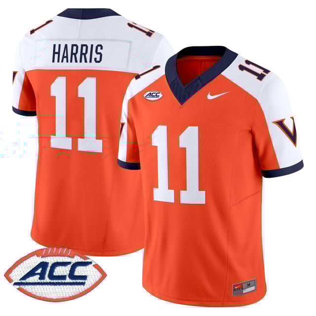 Men's Virginia Cavaliers 1995 Throwbacks Vapor Limited Jersey alternate #11 Trell Harris